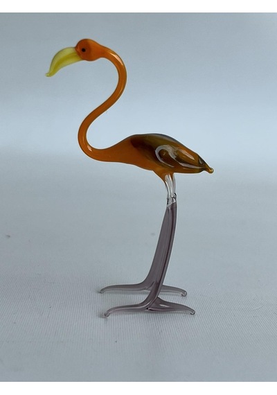 El Yapımı Murano Cam Flamingo Biblo A33-02