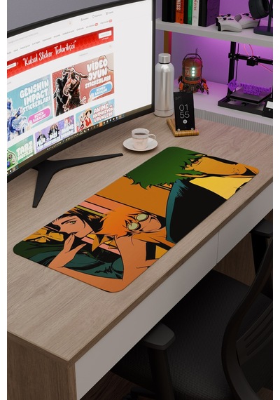 Cowboy Bebop Anime V2 - 70x30 Xl Gaming Kauçuk Kaymaz Taban Mouse Pad Fare Altlığı