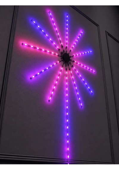 Rgb Led Duvar Lambası Uzaktan Kumandalı Telefon Kontrollü Uczzdp626ışık-3-1 Çok Renkli