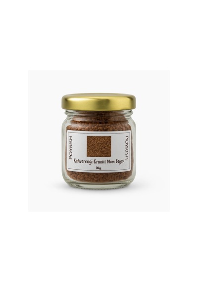 Kahverengi Granül Mum Boyası 10 Gr Renksiz