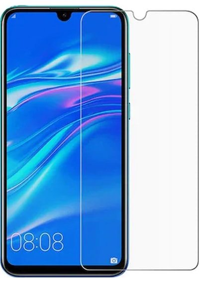 Huawei Y6 2019 Arka Kapak Silikon Kılıf + Temperli Cam Ekran Koruyucu