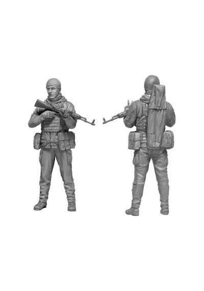 Masterbox 35223 1/35 Ölçek, Ukrayna Askerleri, Kiev Savunması Mart 2022, Plastik Figür Kiti-51546