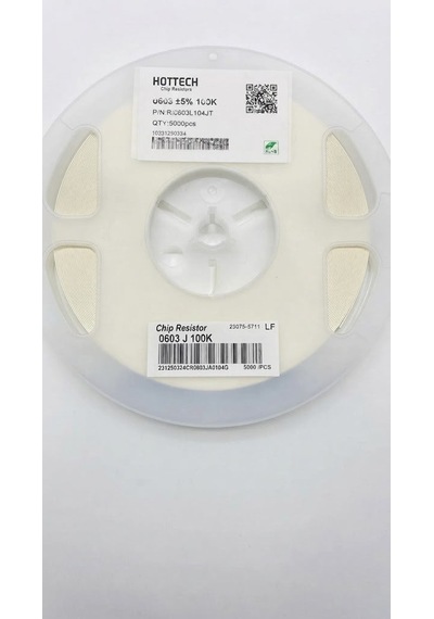 Hottech 0603 100k %5 Smd Direnç / Chip Resistor 5000 Adet Makara