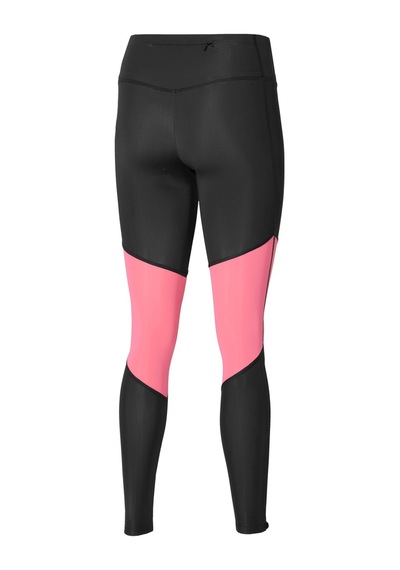 Mizuno Core Long Kadın Tayt Siyah Pembe Siyah