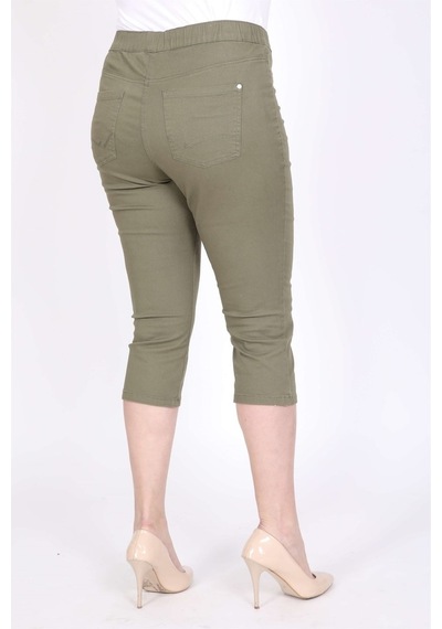 Myline Beli Lastikli Kapri Pantolon (532245948)