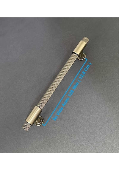 Erva Handles 158 Mat Antik Sarı Mobilya Tv Ünitesi Dolap Mutfak Çekmece Kulpu 128 Mm 1 Adet