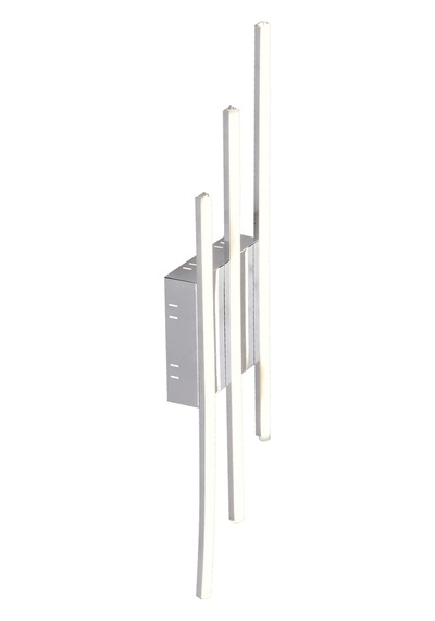 Pl 06 3 Model Krom 3 Renkli Salon Ve Oturma Odası İçin İdeal Alüminyum Avize, 15x65 Krom