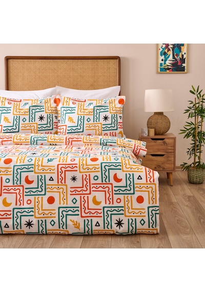 Soft Cubo Çift Kişilik Nevresim Takımı - Renkli 45388529