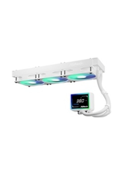 Asrock Challenger White 360mm Aıo Liquid Cooler 3" Lcd Pump 90-acla36-waaga6