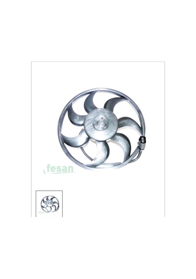 Vw Transporter T5 2003-2011 Büyük Tip Kasasız 450watt 420mm Fan Motoru