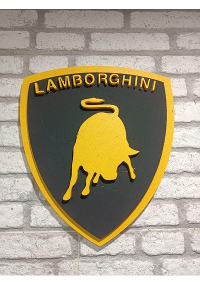 Lamborghini Logo 50x50 Lamborghini Araç Logo Lamborghini Marka Logo Lamborghini 3d Logo