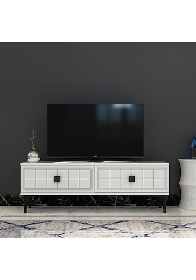 Tsa1201b - Yuka Tv Stand Beyaz 120cm Beyaz Tsa1201b - Yuka Tv Stand Beyaz 120cm Beyaz