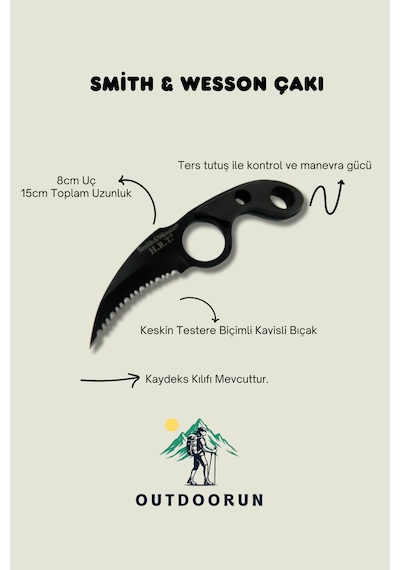 Smith & Wesson Kamp Çakı - Siyah