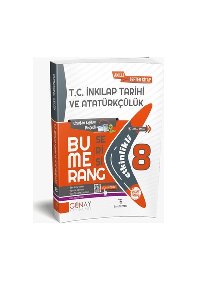 Günay Yayıncılık 8. Sınıf Bumerang T.c İnkılap Tarihi Ve