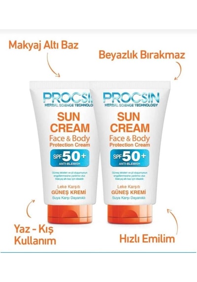 Procsin Güneş Kremi 2li