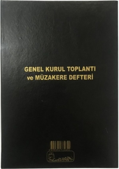 Kocaoluk Genel Kurul Toplantı Ve Müzakere Defteri Karton Kapak