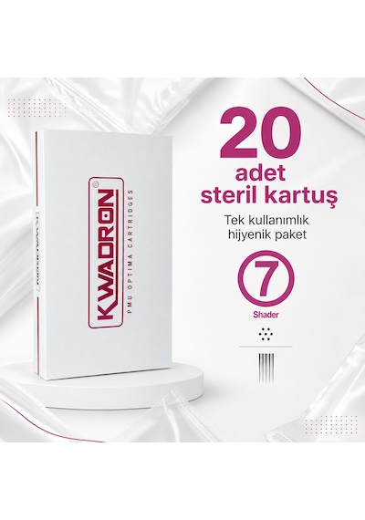 Kwadron Pmu Optima 30/7 Rspt Round Shader Point Taper - Kartuş Pmu İğnesi