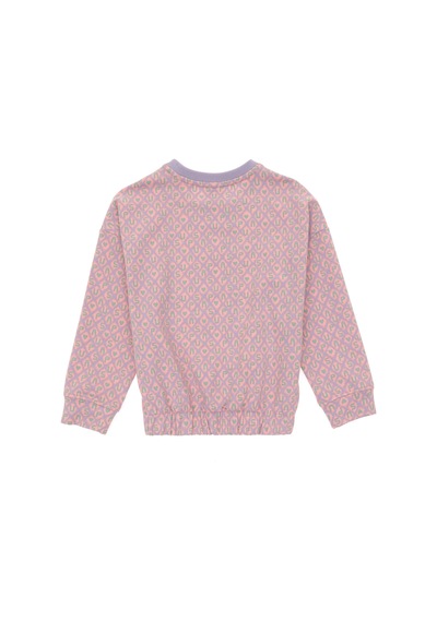 U.S. Polo Assn. Kız Çocuk Lila Bisiklet Yaka Sweatshirt 50298156-VR034