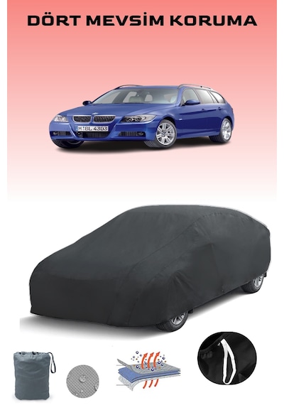 Siyah Bmw 3 Series Araba Brandası, Oto Örtüsü, Araba Çadırı Siyah