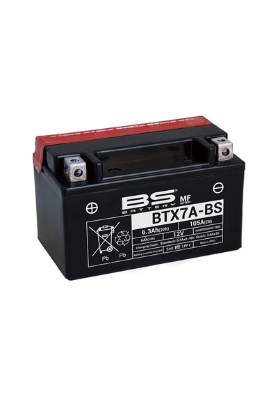 Bs Btx7a-bs 2001-2011 Hyosung Rx 125 Uyumlu Akü Sulu Akü