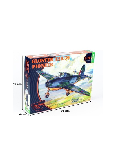 Clear Prop Models 72007 1/72 Ölçek, Gloster E28-39 Öncü Taarruz Jeti, Plastik Model Kiti-55948