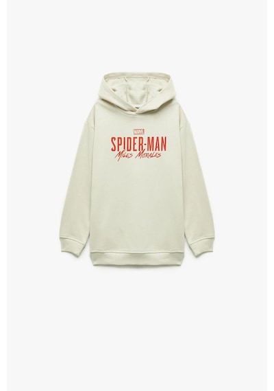 Koton Erkek Çocuk Lisanslı Örümcek Adam Baskılı Uzun Kollu Şardonlu Pamuklu Kapşonlu Sweatshirt Ekru Koton Erkek Çocuk Lisanslı Örümcek Adam Baskılı Uzun Kollu Şardonlu Pamuklu Kapşonlu Sweatshirt Ekru
