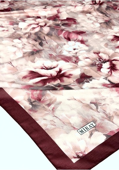Miray Nevada Büyük Boy Organik Pamuk Eşarp - 120 X 120 - 06580 Açık Yeşil-07