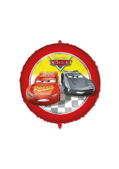 Cars Folyo Balon 46 Cm Yuvarlak Çok Renkli