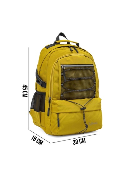 Kaff Young 51534 Yellow Sarı Unisex Çok Cepli Suya Dayanıklı Sırt Çantası
