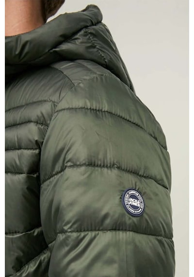 Jack & Jones Erkek Şişme Puffer Kapüşonlu Mont - 12211785 001