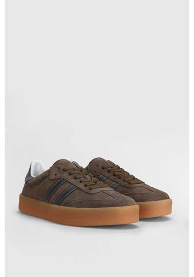 Lufian Davıd Erkek Deri Sneaker Ayakkabı Kum Kum 112230253100580 Kum