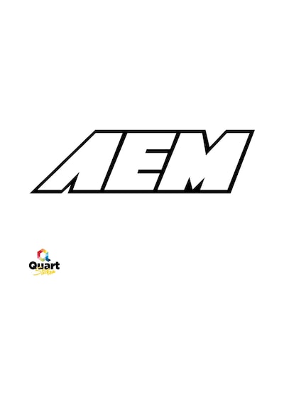 Aem Oto Sticker Araba Cam Sticker