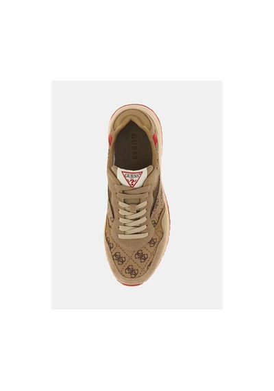 Guess Aria Erkek Sneaker Fmparafal12 Bej