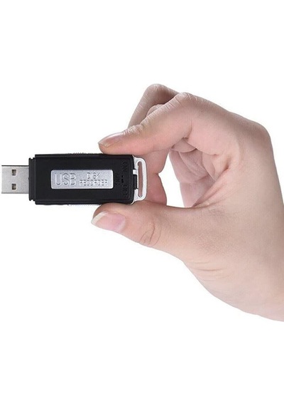 Usb Ses Kayıt Cihazı 16gb Ses Aktivasyonlu,tek Tuş, Ultra Mini