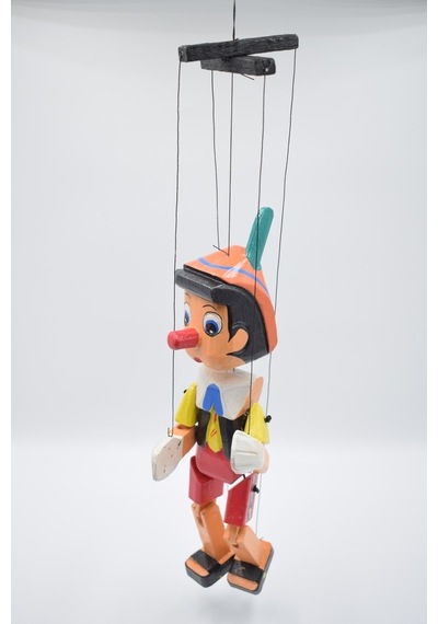 Ahşap Pinokyo Kukla, 35 Cm, Büyük Boy,