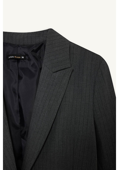 Defacto Regular Fit Düğmeli Blazer Ceket F9465ax25augr93 Gri
