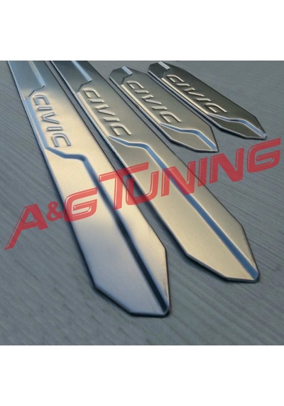 Honda Civic Fd6 Krom Kapı Eşiği 4 Prç. 2006-2011 P.Çelik N11.6432 Honda Civic Fd6 Krom Kapı Eşiği 4 Prç. 2006-2011 P.Çelik N11.6432