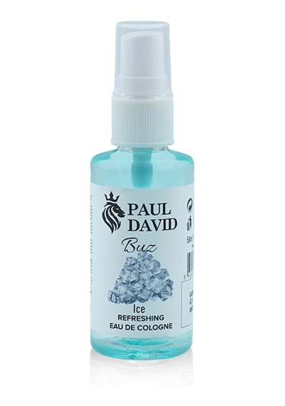 Paul David Çanta Cep Boy 50ml 80 Kolonya Kiraz Çiçeği, Limon, Buz, 3'lü Set