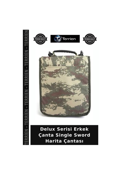 Terrien Delux Serisi Erkek Çanta Single Sword Harita Çantası Çok Renkli