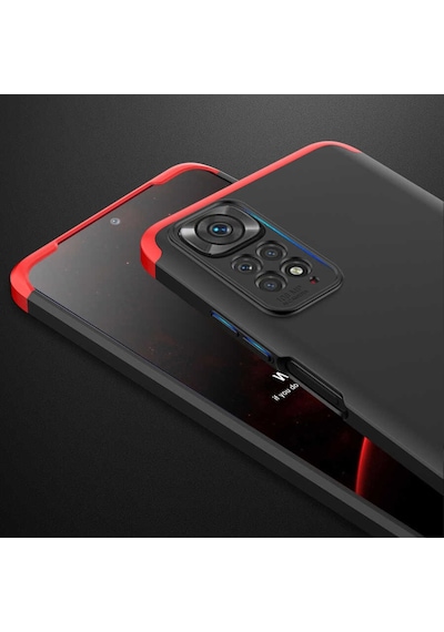 Xiaomi Redmi Note 11S Kilif 3 Parçali Lens Tam Koruma Gkk Kapak 505376264