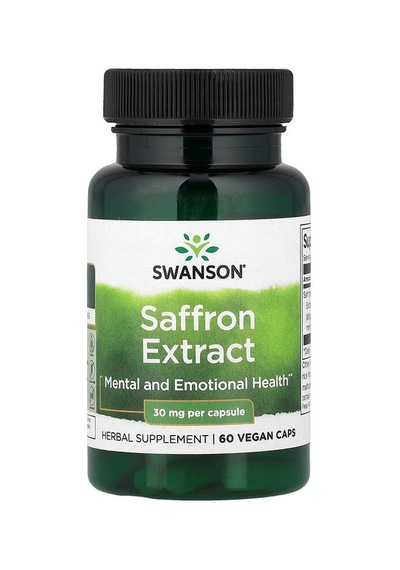 Swanson Vitamins, Saffron Extract, 30 Mg, 60 Vegan Caps