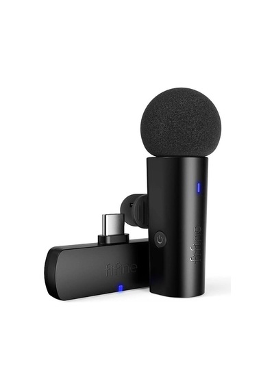 M6 Kablosuz Yaka Mikrofonu - Youtuber - Tiktok - Android - Type C Bilgisayar