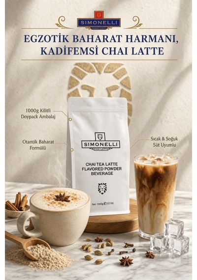 Simonelli Chai Tea Latte Baharatlı Çay Toz Karışımı 1 KG