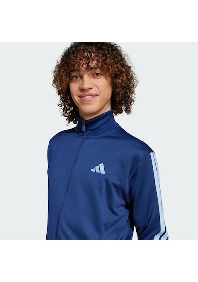Adidas Sportswear Basic 3-stripes French Terry Erkek Eşofman Takımı Mavi