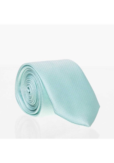 Gaffy Su Yeşili Slim Fit Düz Renk Dokuma Kravat / DDK-22 Yeşil