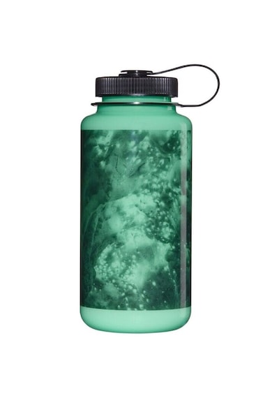 Nalgene Wide Mouth 32 Oz Suluk Matara 1 Litre Glowyld Worms 682025-0033 Yeşil