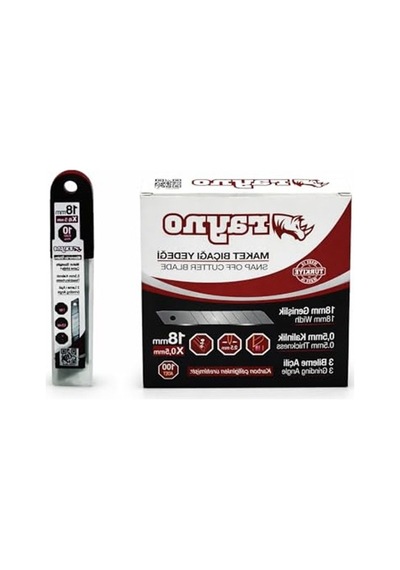 Maket Bıçağı Yedeği, 18 Mm Keskin Uç Ve 10 Adet Paket Seçeneği