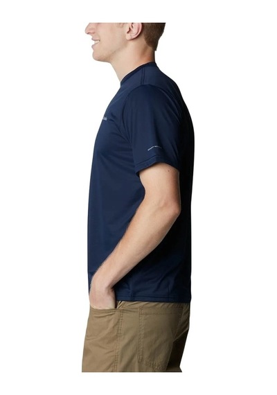 Columbia Hike Crew Short Sleeve Shirt Erkek Lacivert Tişört Ao1419-465 001