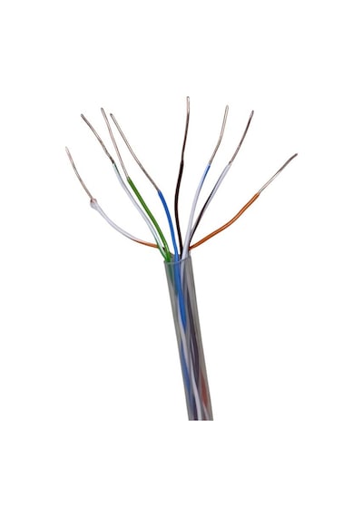 Onli 23awg Utp Cat6 Network Kablosu Şeffaf 100mt Yerli Üretim