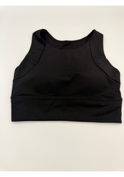 Sculpt Spor Sütyeni Yüksek Destek Toparlayıcı Fitness Yoga Spor Bra Siyah Siyah